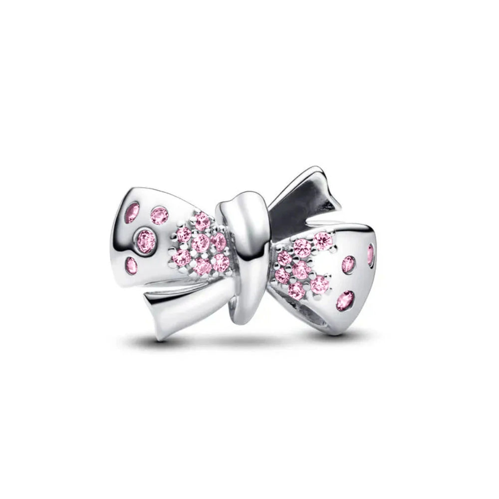Charms Silver and Pink