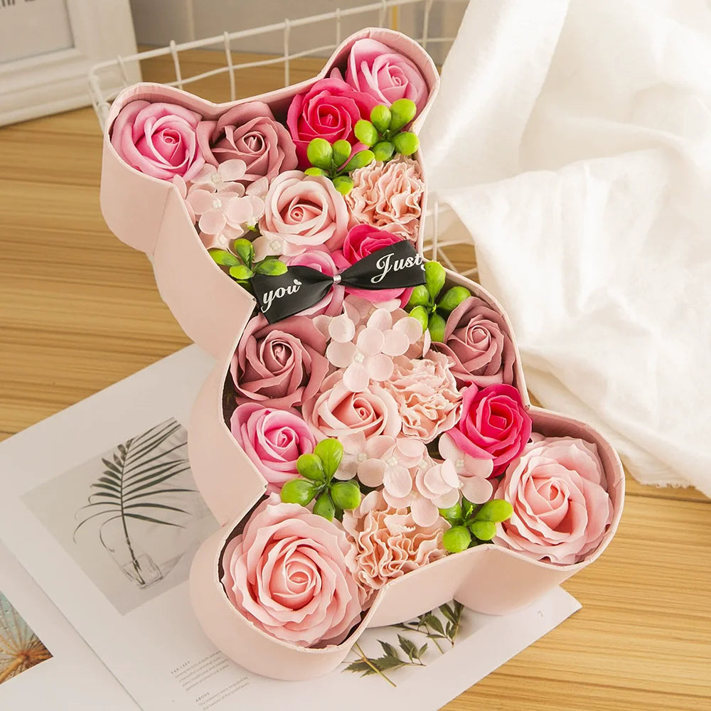 Roses Box Osito Flower and Soap