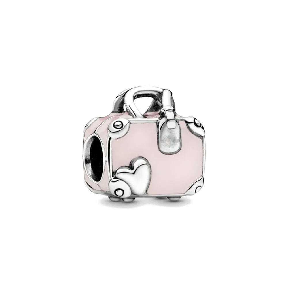 Charms Silver and Pink