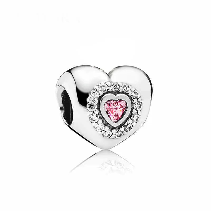 Charms Silver and Pink