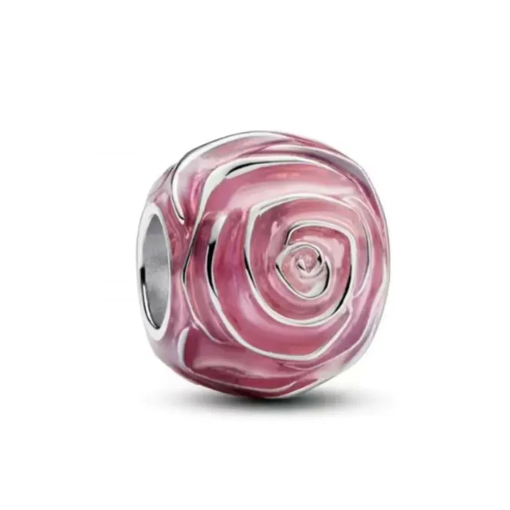 Charms Silver and Pink