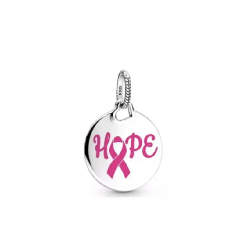 Charms Silver and Pink