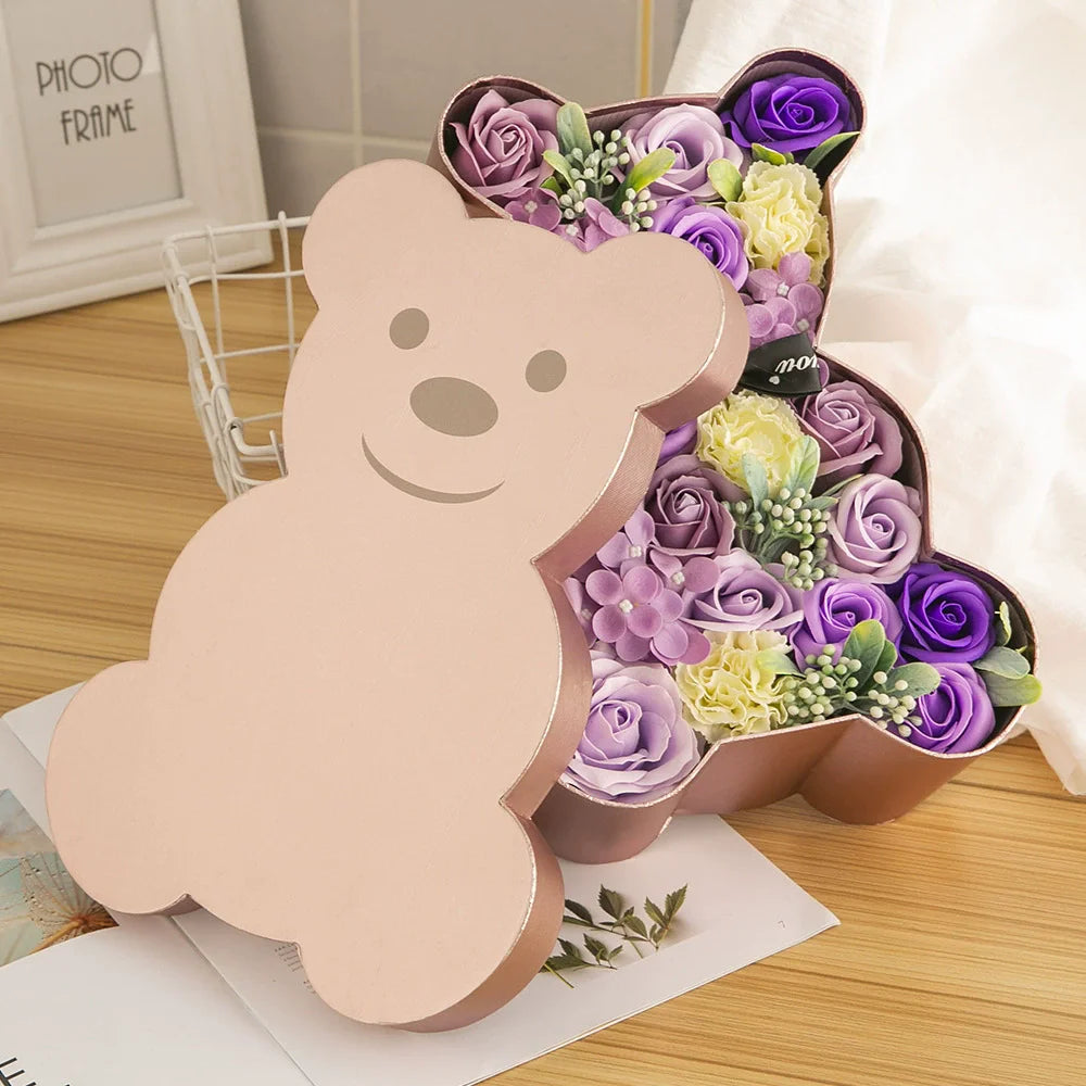 Roses Box Osito Flower and Soap