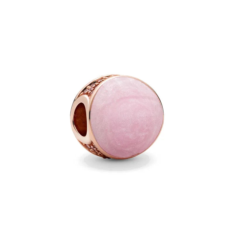 Charms Silver and Pink