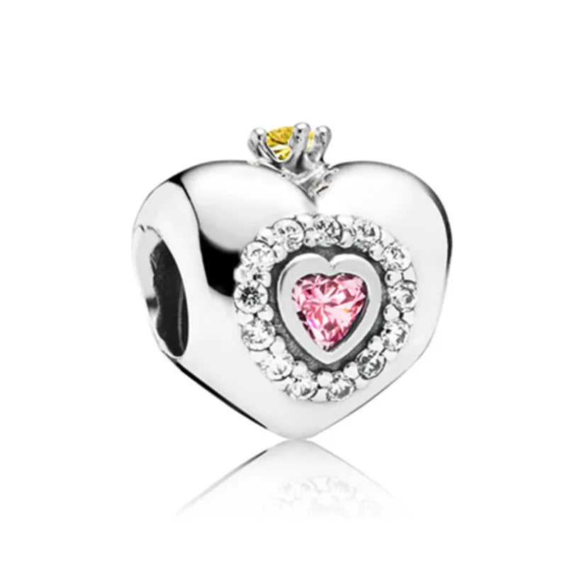 Charms Silver and Pink