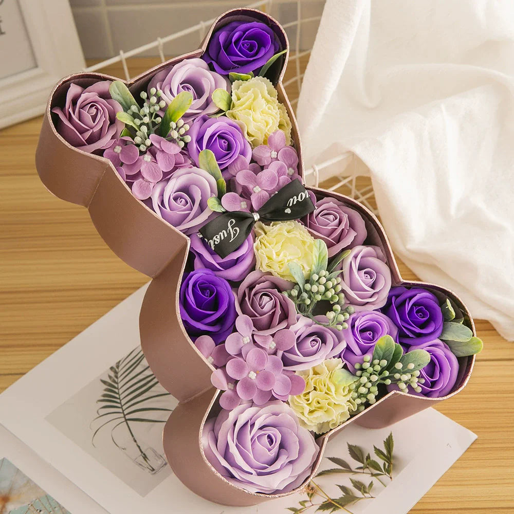 Roses Box Osito Flower and Soap